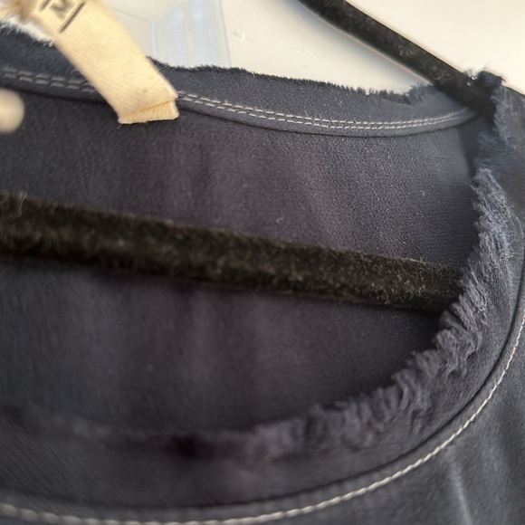 Lanston 100% Viscose Sateen High Low Top - Black - Medium - Picture 6 of 9